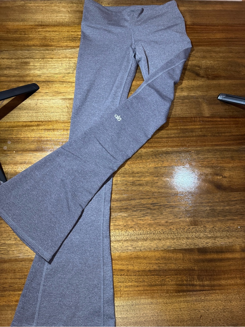ALO Yoga Heather grey Flared Leggings